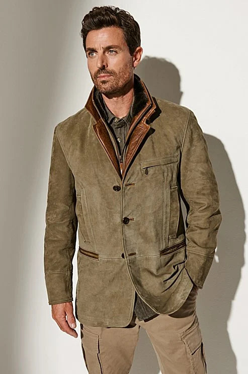 Retro herenjas voor de herfst met moderne twist
