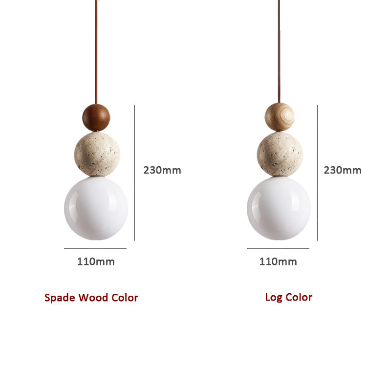 Moderne Travertine Hanglamp - Minimalistisch Design voor Woonkamer & Eetkamer