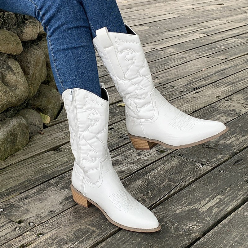 Stijlvolle metallic cowboylaarzen voor elke gelegenheid