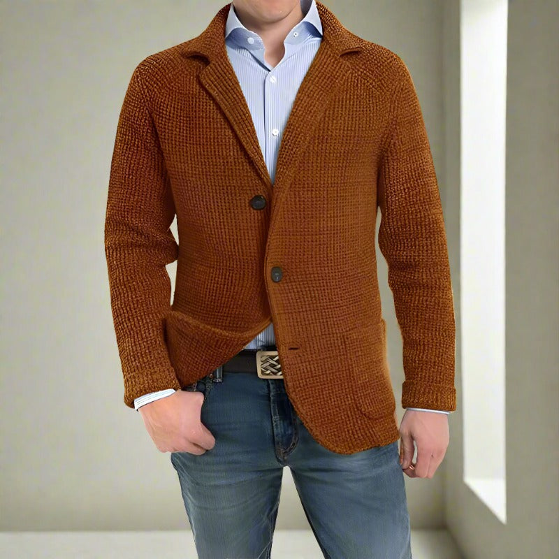 Moderne Wollen Blazer Vest voor Heren met Knopen