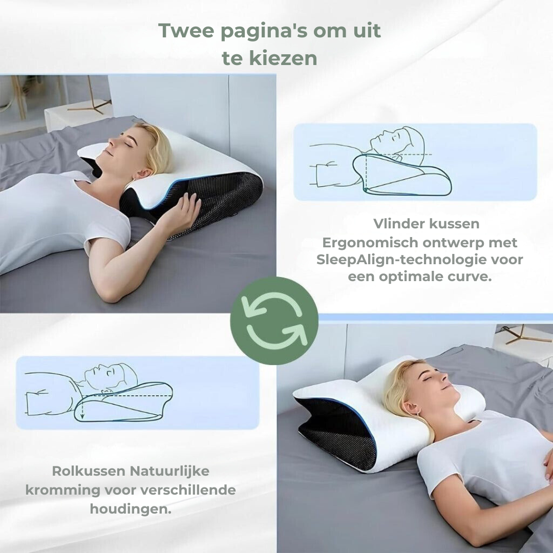 Orthopedisch Kussen - Ergonomische Ondersteuning - Pijnvrij Slapen