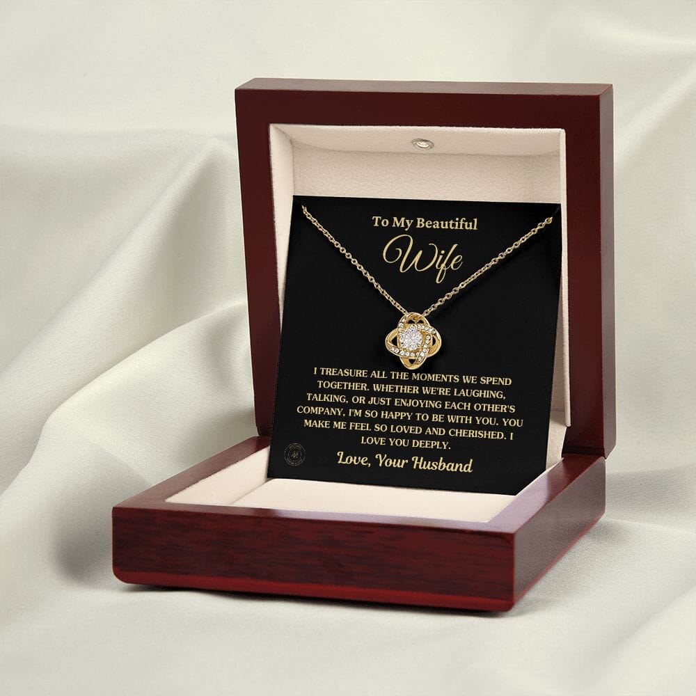 Knoop Ketting met 6mm Cubic Zirconia - Symbool van Eeuwige Liefde