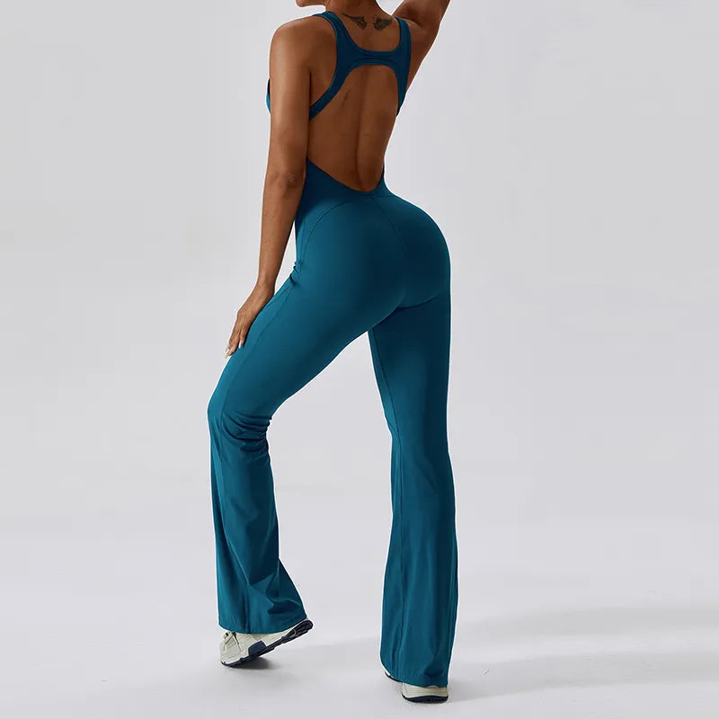Dames Multifunctionele Jumpsuit voor Workout en Evenementen