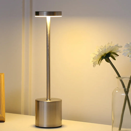 LED Tafellamp - Oplaadbare Touch Nachtlamp met 3 Lichtkleuren