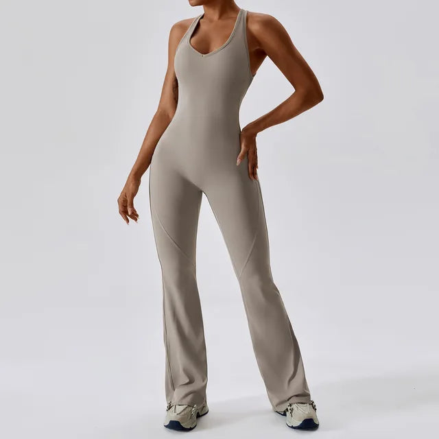 Dames Multifunctionele Jumpsuit voor Workout en Evenementen