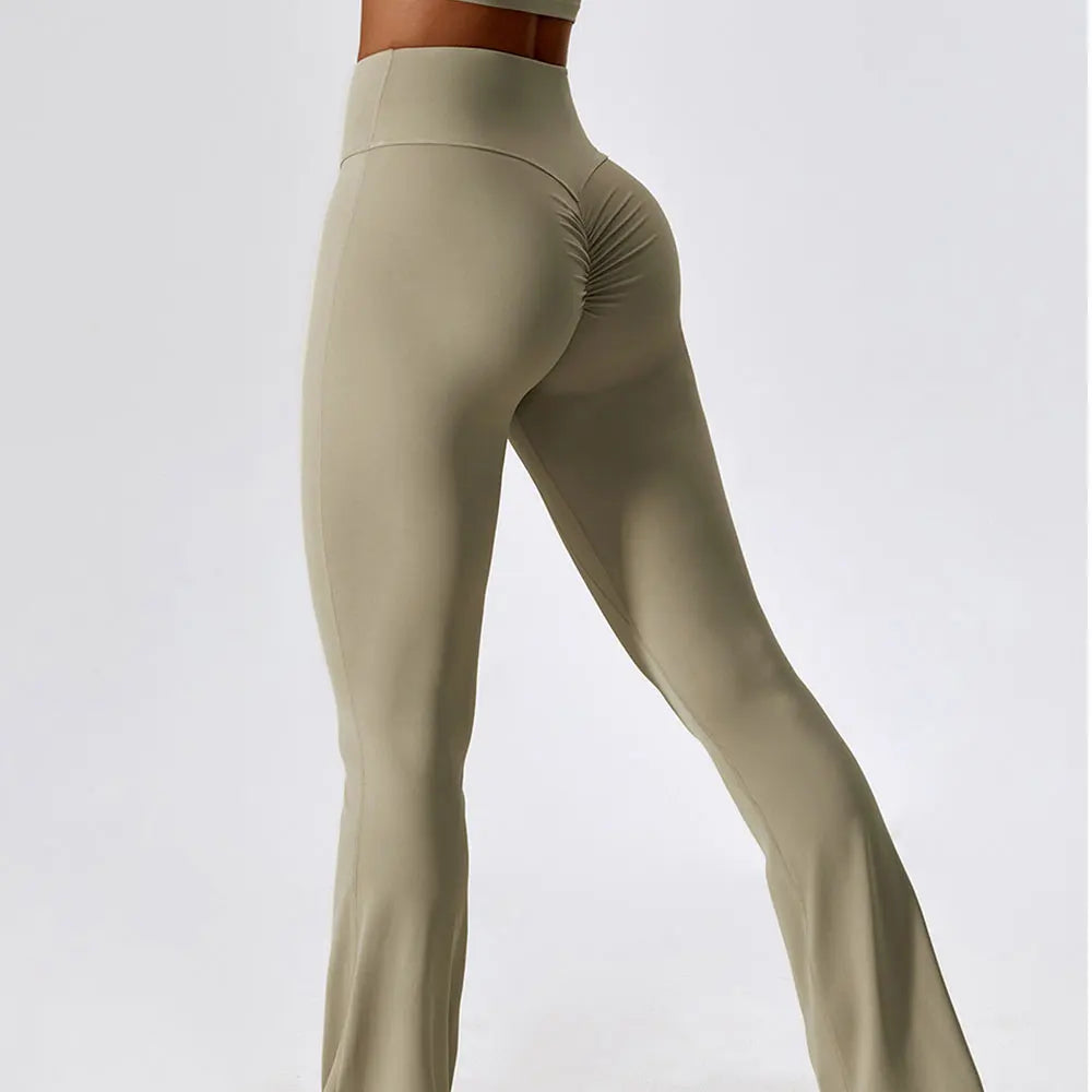Vrouwen Flared Yoga Set voor Comfortabele Workouts