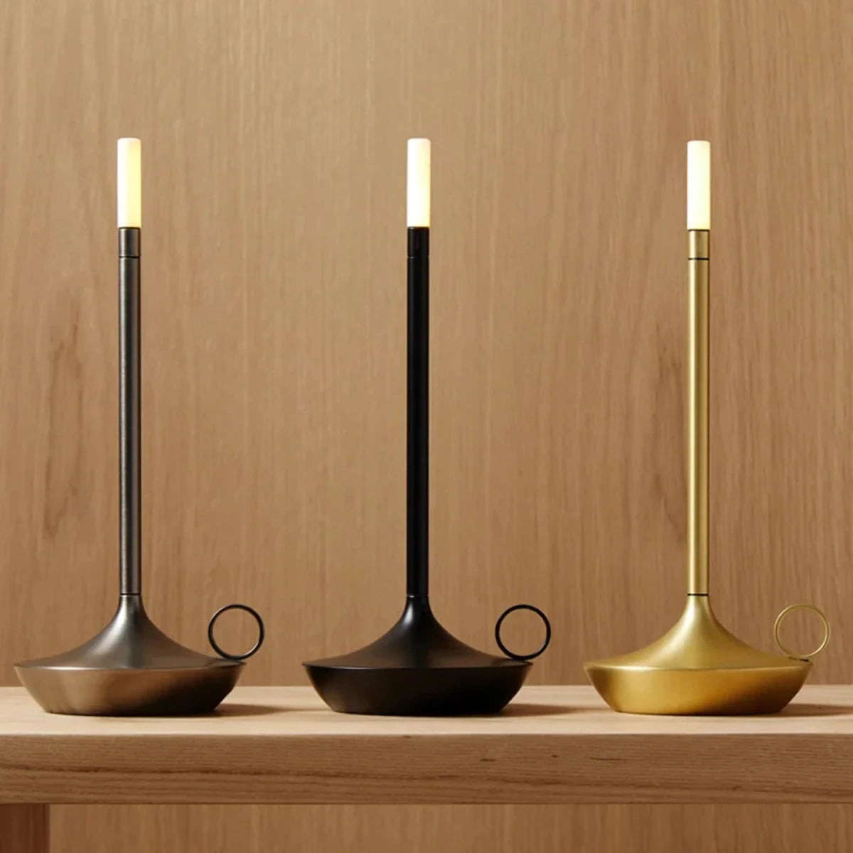 Sfeervolle Scandinavische Kaarslamp met LED Verlichting