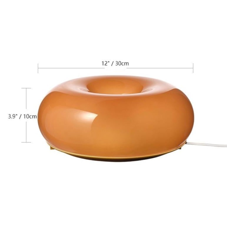 Moderne LED Donut Muur- en Tafellamp in Bauhaus Stijl