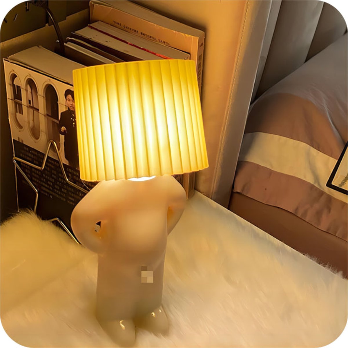 Grappige Draadloze LED Lamp voor Vrolijke Sfeer