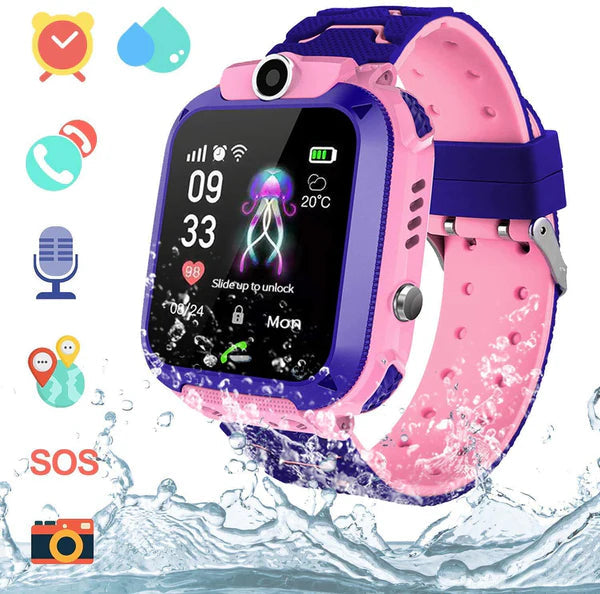 Kinder GPS-horloge met Real-time Locatie en Bellen - Veiligheidsfuncties en Speelgebied Beperking