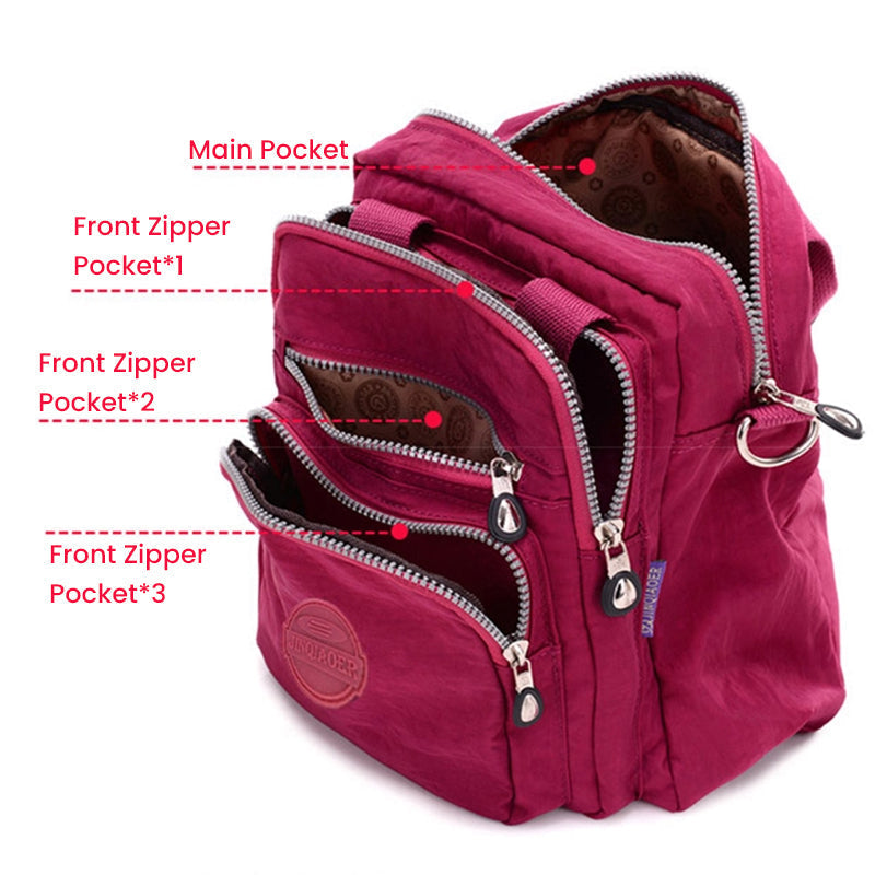 Waterdichte multifunctionele tas | 3 in 1 trendy crossbody tas