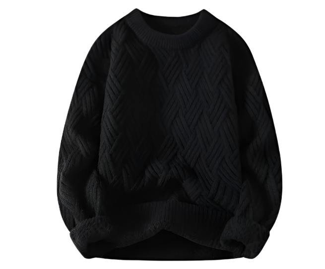Trendy Zigzag Gebreide Sweater voor Heren | Stijlvolle en Comfortabele Trui