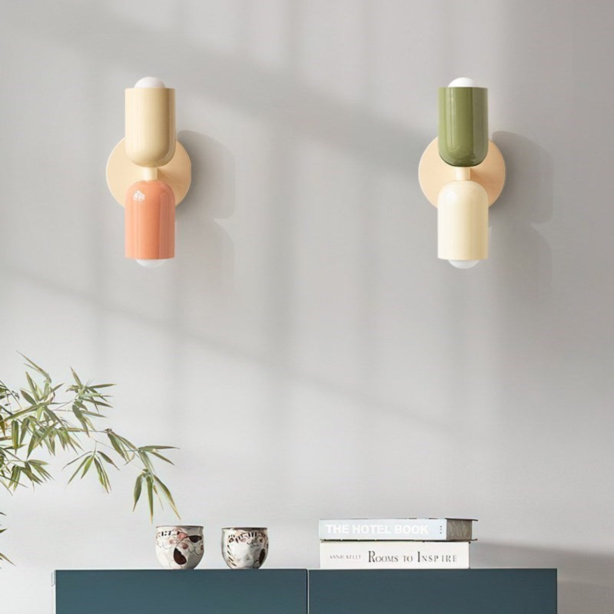 Scandinavische Wandlamp met Warm LED Licht