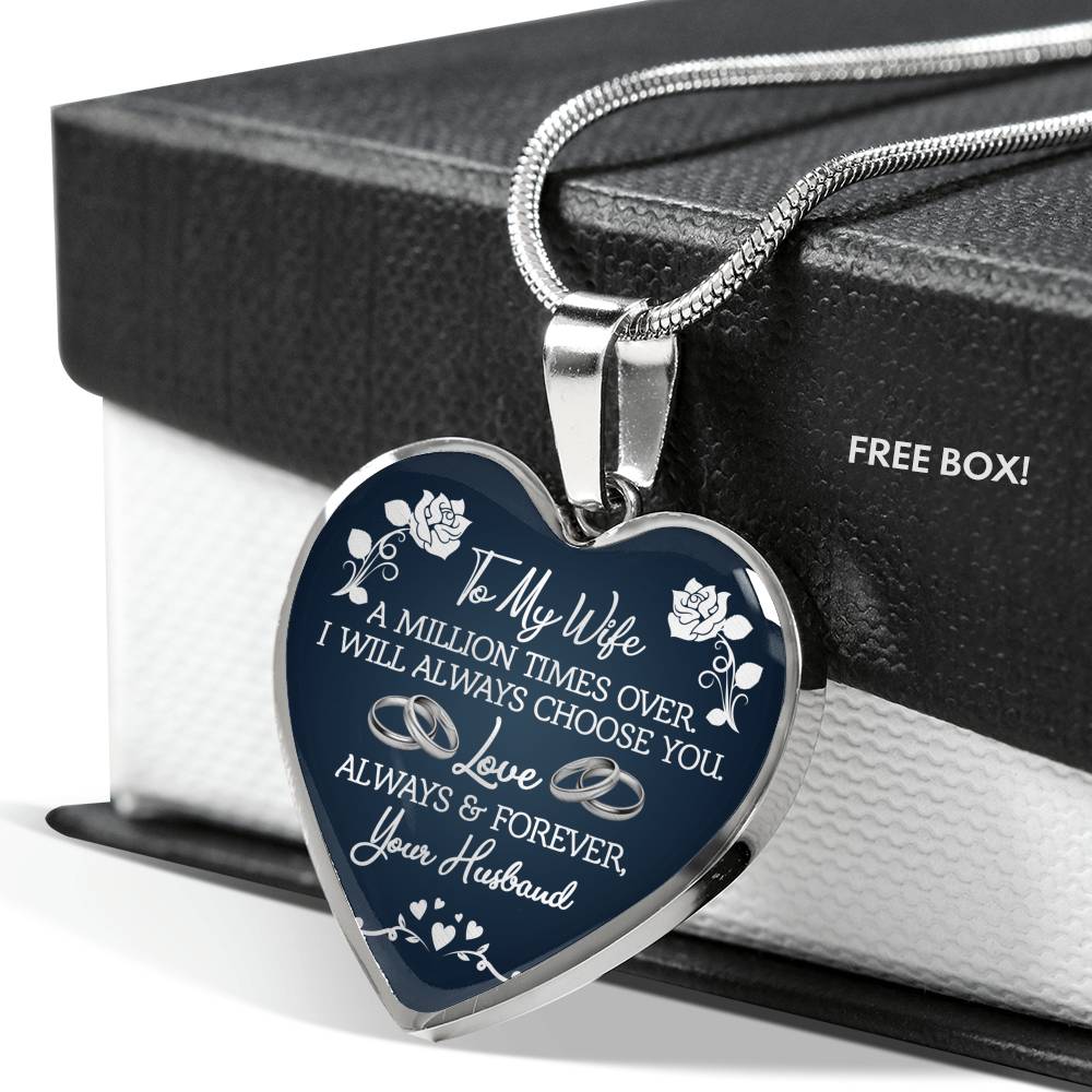Elegante Hartketting voor Mijn Vrouw - Symbool van Eeuwige Liefde