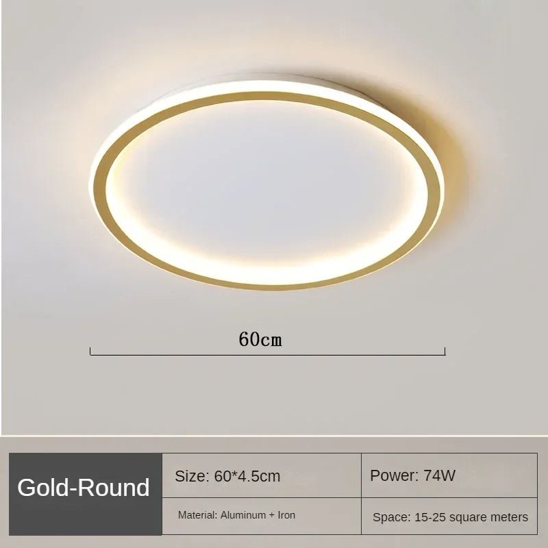 Moderne Ronde LED Plafondlamp in Scandinavische Stijl