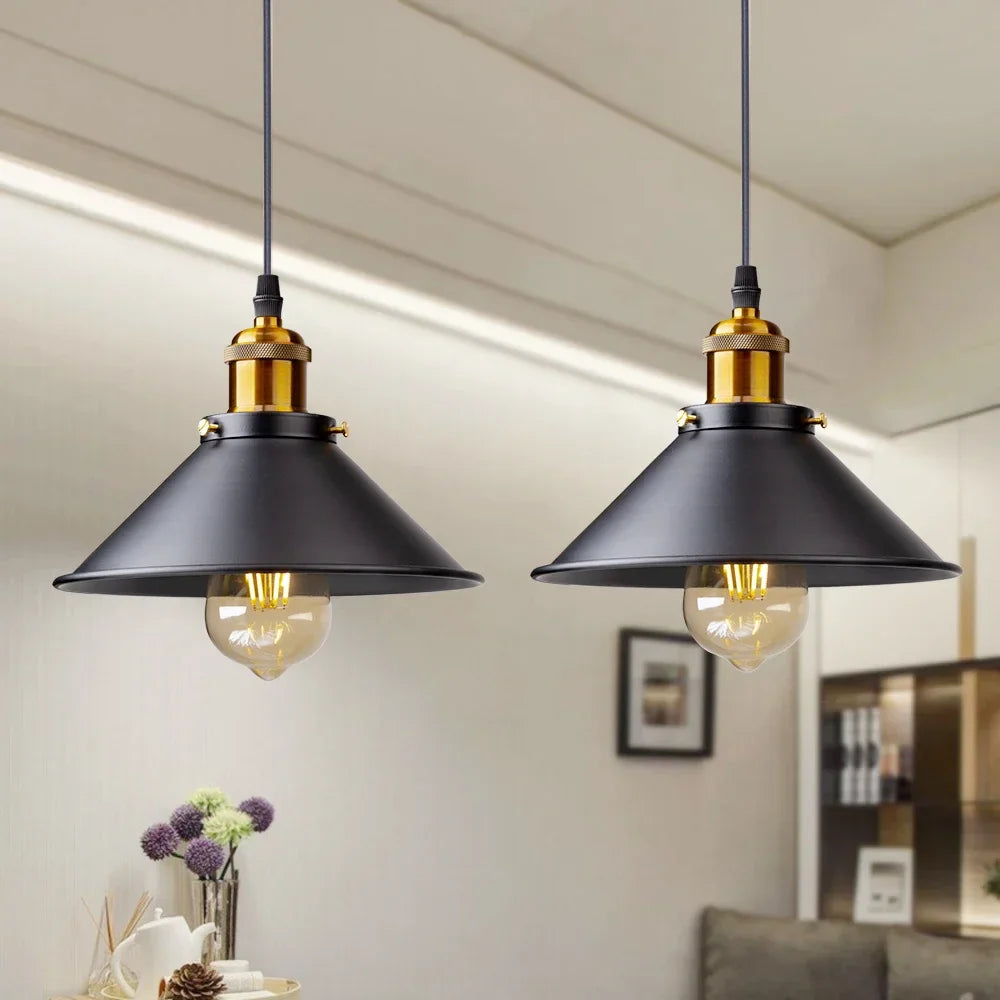 Retro Pendel Lamp - Vintage Stijl voor Woonruimte