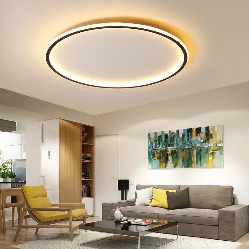 Moderne Ronde LED Plafondlamp in Scandinavische Stijl