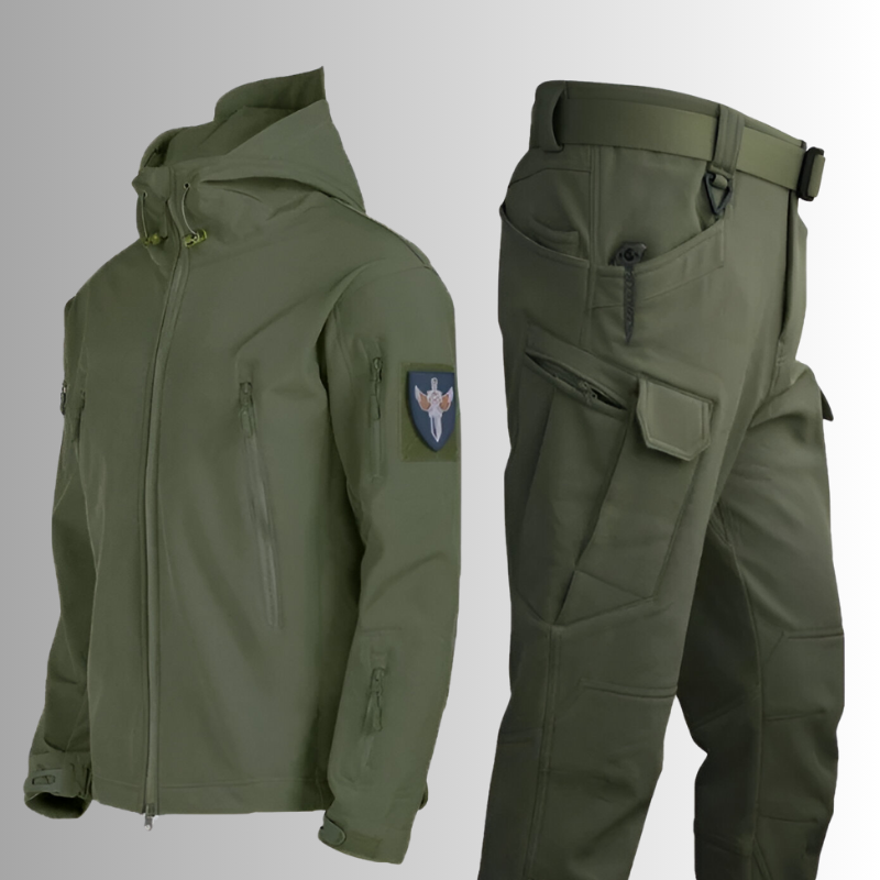 Militaire Winterjas en Broek - Thermisch, Duurzaam, Verstelbare Capuchon