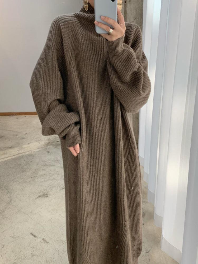 Dames Maxi Jurk | Gebreid | Tijdloze Elegant