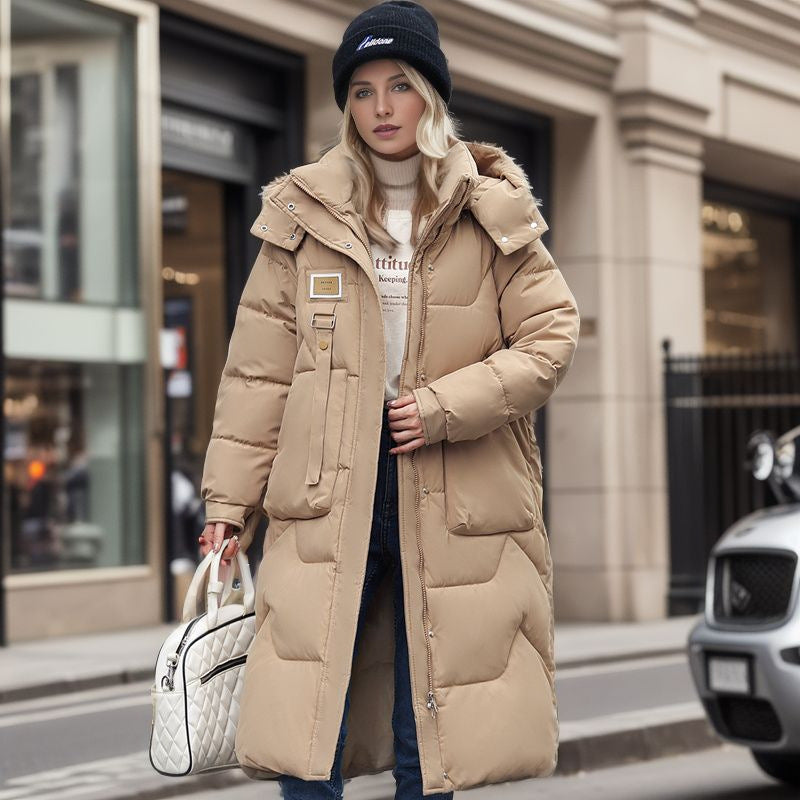 Dames Lange Winterjas - Warme en Comfortabele Winterjas met Capuchon