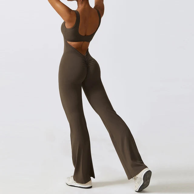 Dames Multifunctionele Jumpsuit voor Workout en Evenementen