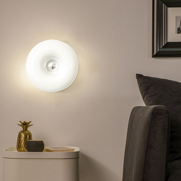 Moderne LED Donut Muur- en Tafellamp in Bauhaus Stijl