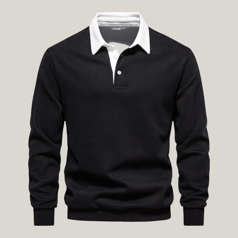 Herenpolo Lange Mouwen | Tijdloze Elegantie en Comfort