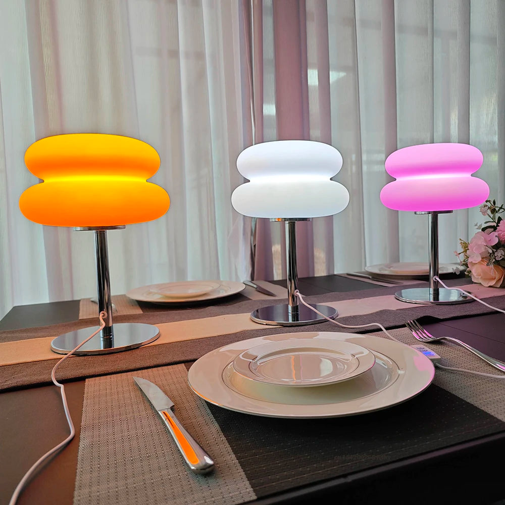 Nordic Paddenstoel Tafellamp – Aanpasbare Verlichting voor Elke Ruimte