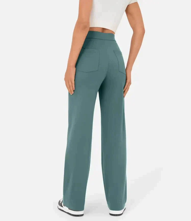 Hoge Taille Elastische Casual Broek voor Dames