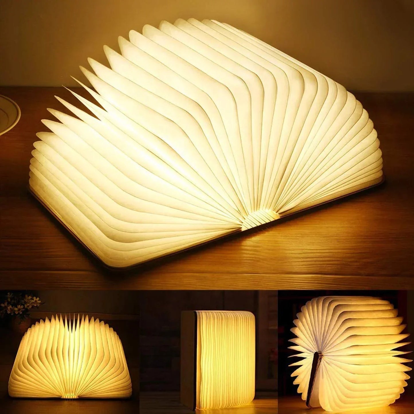 Magische boekenlamp met LED verlichting