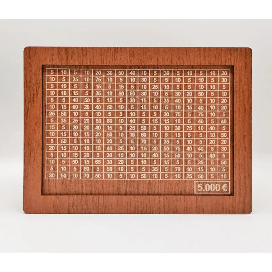 Houten Spaarbox met Doelen en Telgereedschap – Duurzaam en Educatief