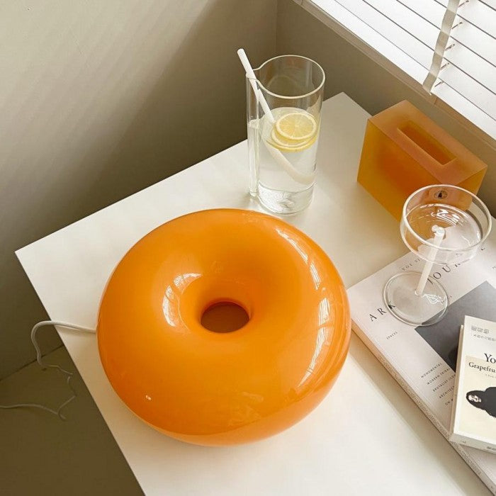 Moderne LED Donut Muur- en Tafellamp in Bauhaus Stijl