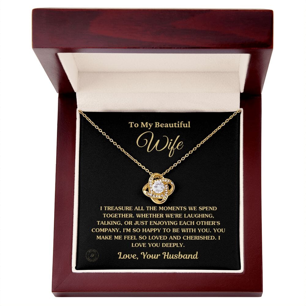 Knoop Ketting met 6mm Cubic Zirconia - Symbool van Eeuwige Liefde