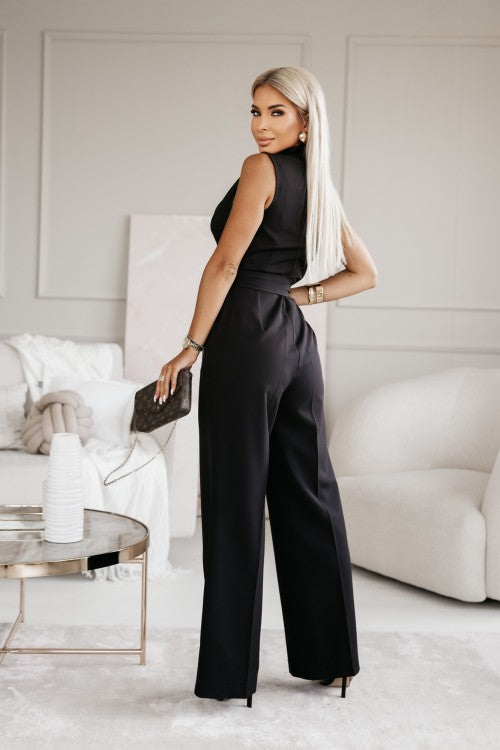 Stijlvolle Jumpsuit Met Ceintuur Voor Elke Gelegenheid
