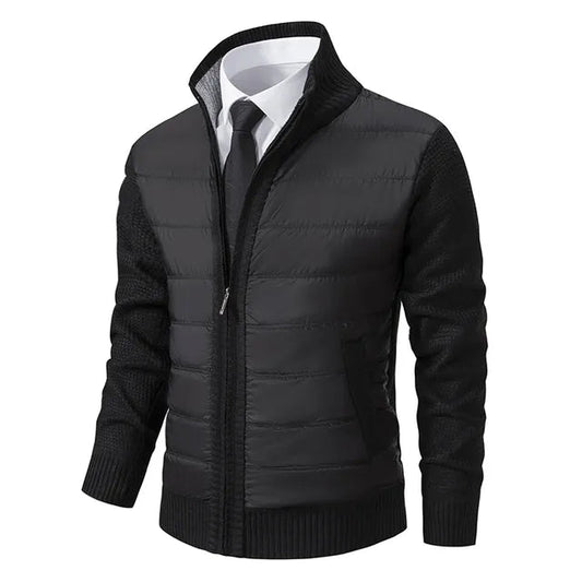 Herenvest met hoge kraag voor warmte en stijl