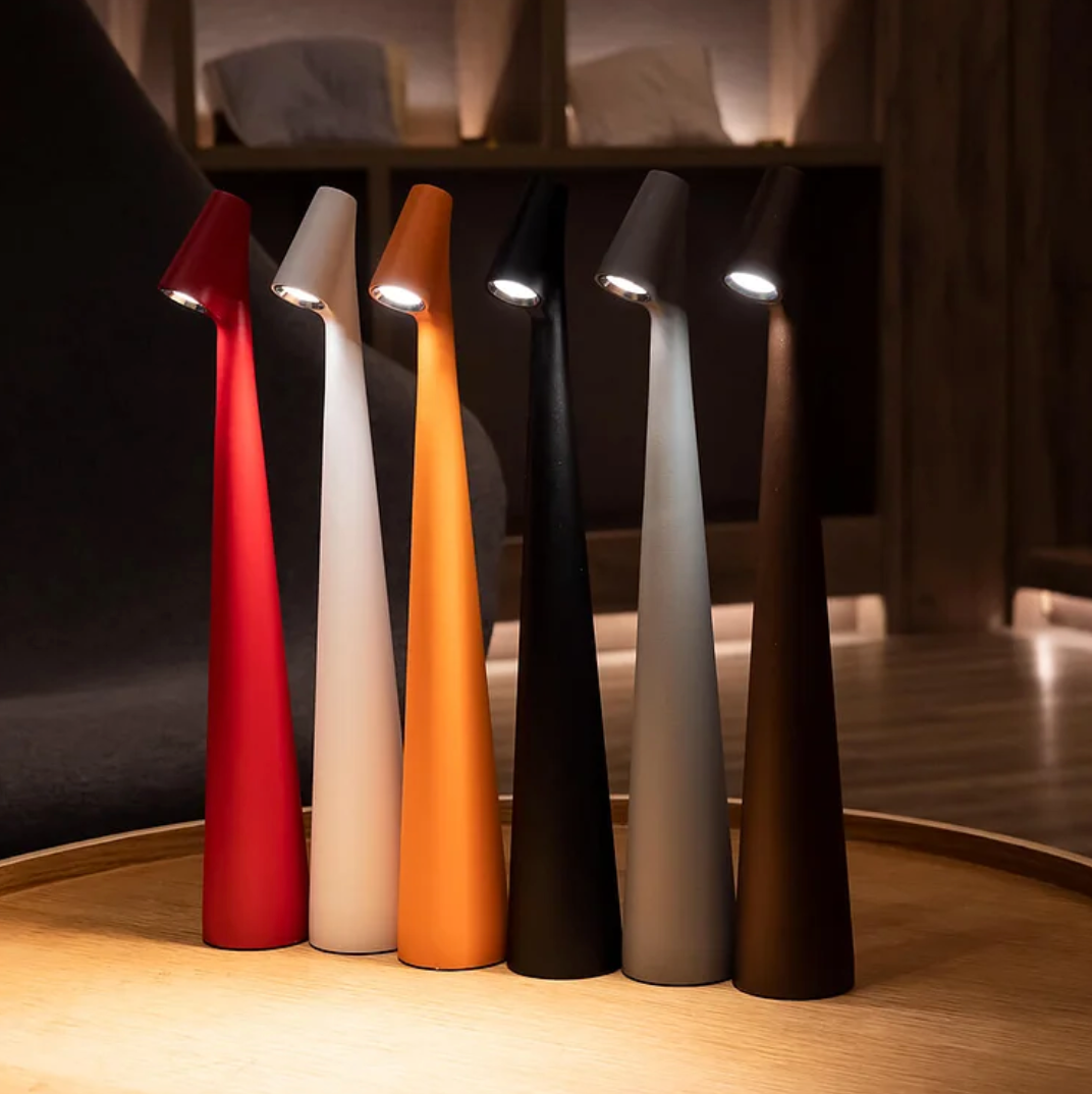 Draadloze LED Tafellamp met Dimfunctie en Stijlvol Design