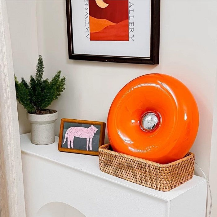 Moderne LED Donut Muur- en Tafellamp in Bauhaus Stijl