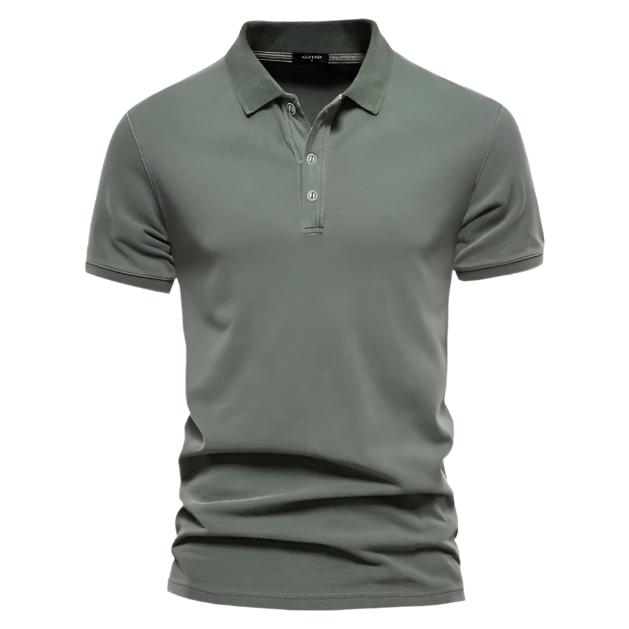 Katoenen Pique Polo Heren voor Stijlvolle Look