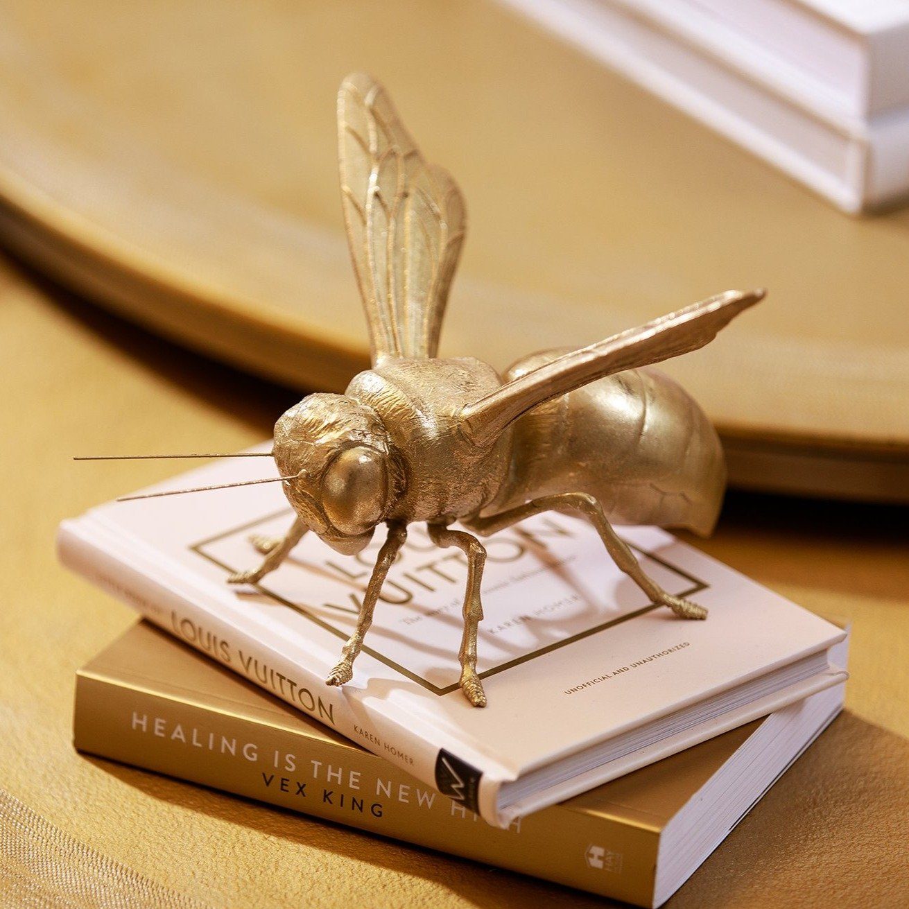 Luxe Gouden Bij Decoratie voor Woonruimte