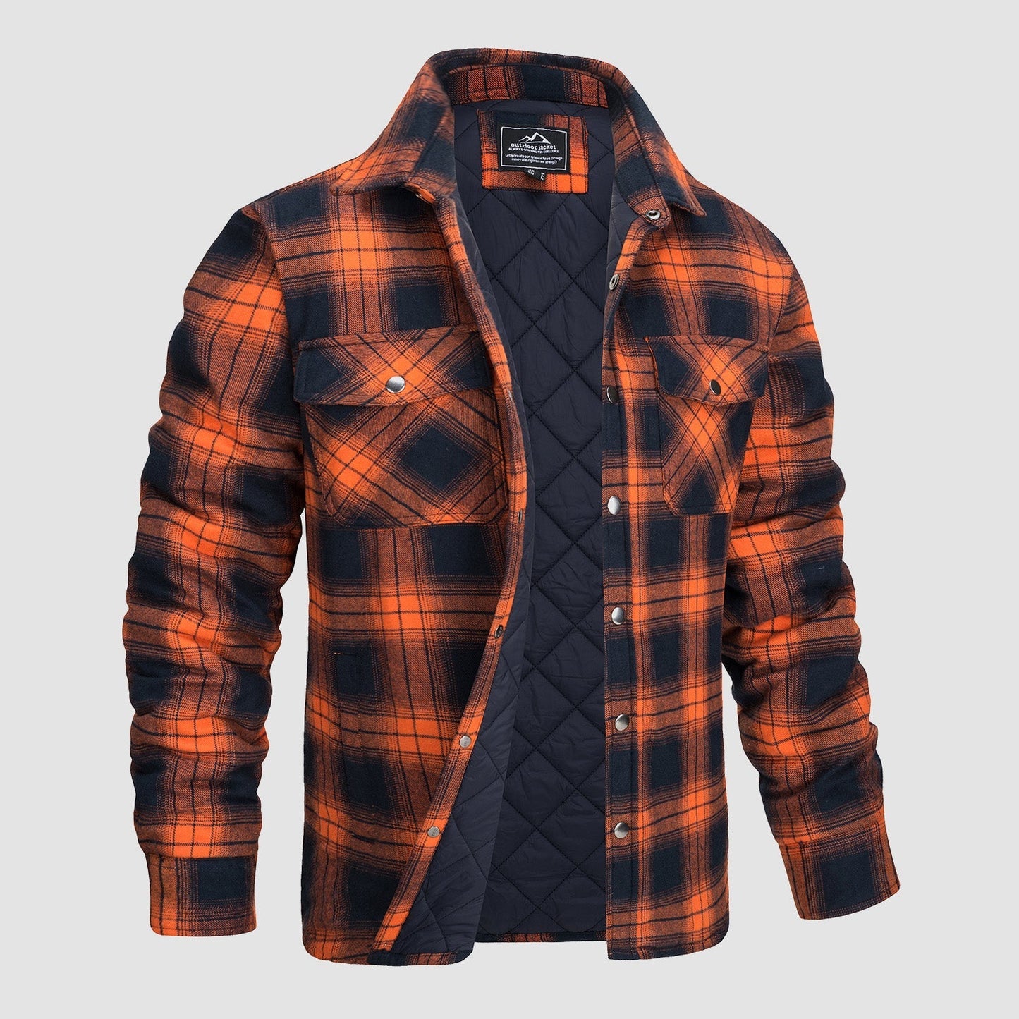 Heren Flanellen Vest met Gewatteerde Voering voor de Winter