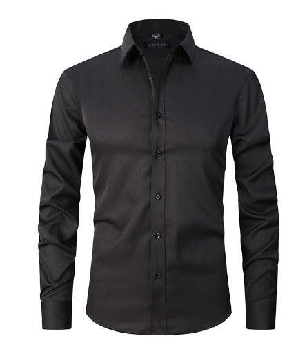 Kreukvrij Stretch Overhemd voor Mannen - Comfort en Stijl