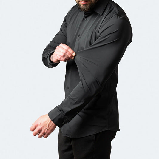 Kreukvrij Stretch Overhemd voor Mannen - Comfort en Stijl