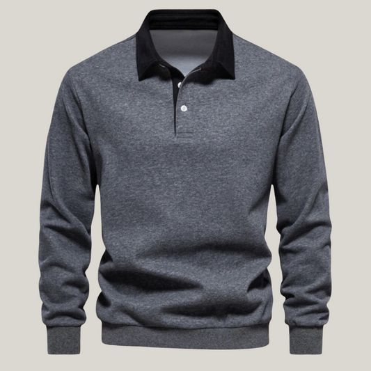 Herenpolo Lange Mouwen | Tijdloze Elegantie en Comfort