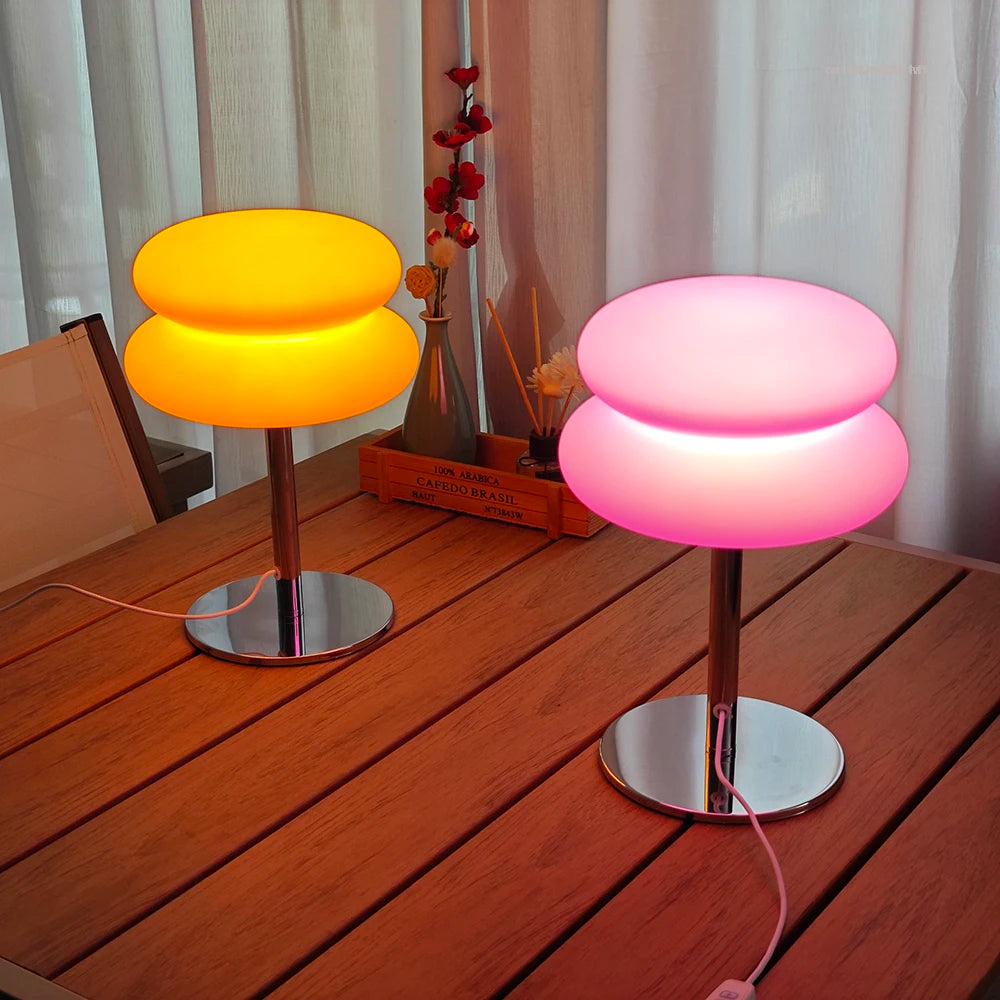 Nordic Paddenstoel Tafellamp – Aanpasbare Verlichting voor Elke Ruimte