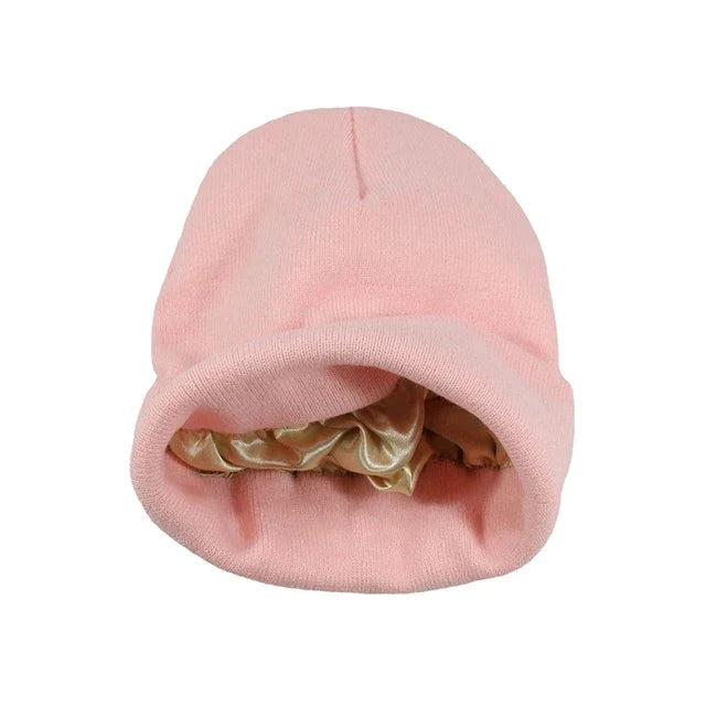 Warmte en Haarbescherming met Satijnen Muts