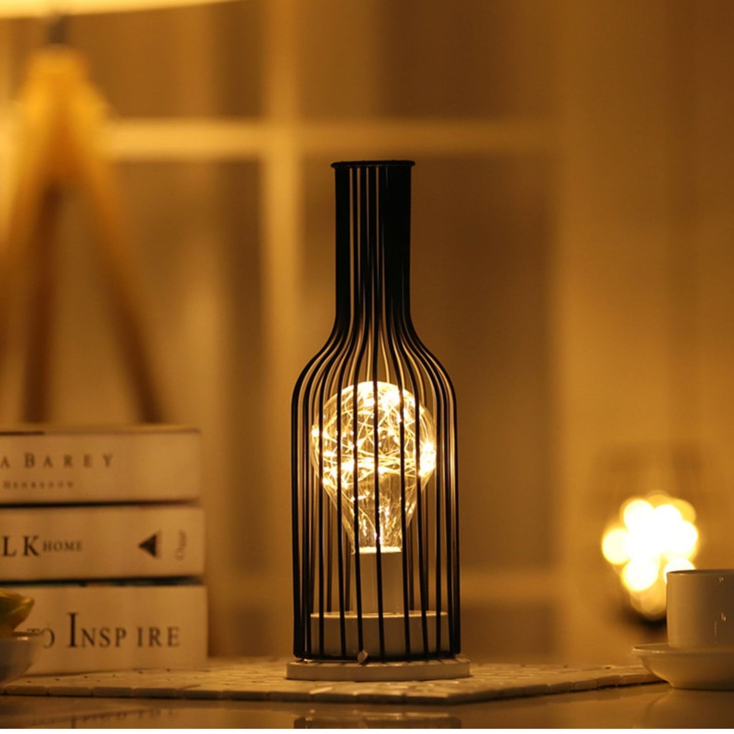 Draadloze Moderne Tafellamp van Metaal | Uplight Verlichting