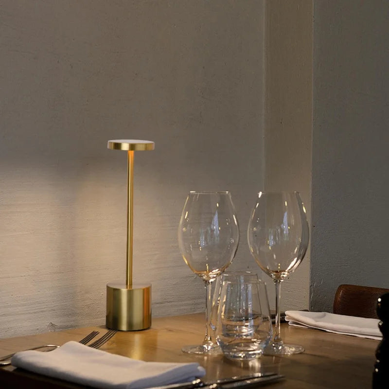 LED Tafellamp - Oplaadbare Touch Nachtlamp met 3 Lichtkleuren