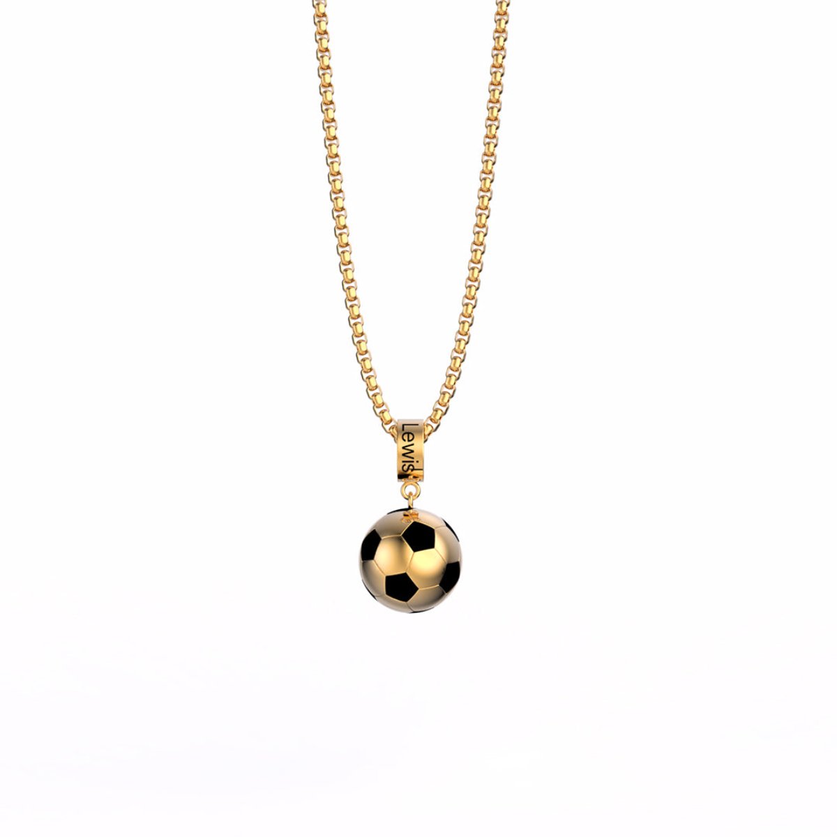 Voetbal Liefde Gepersonaliseerde Ketting