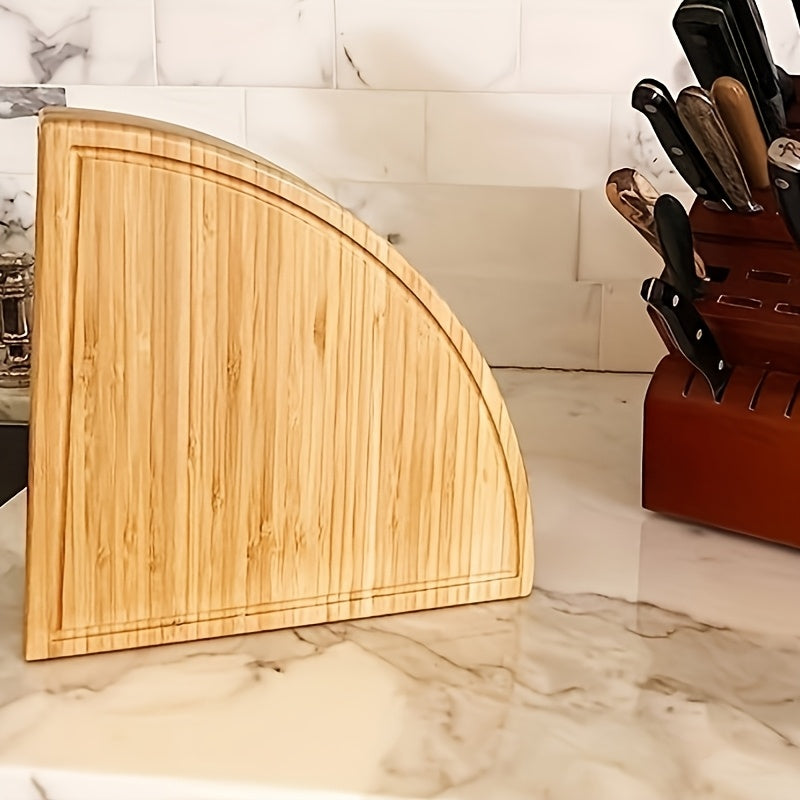 Houten Roterende Kaasplank Set met Serveer Messen voor Snacks & Charcuterie