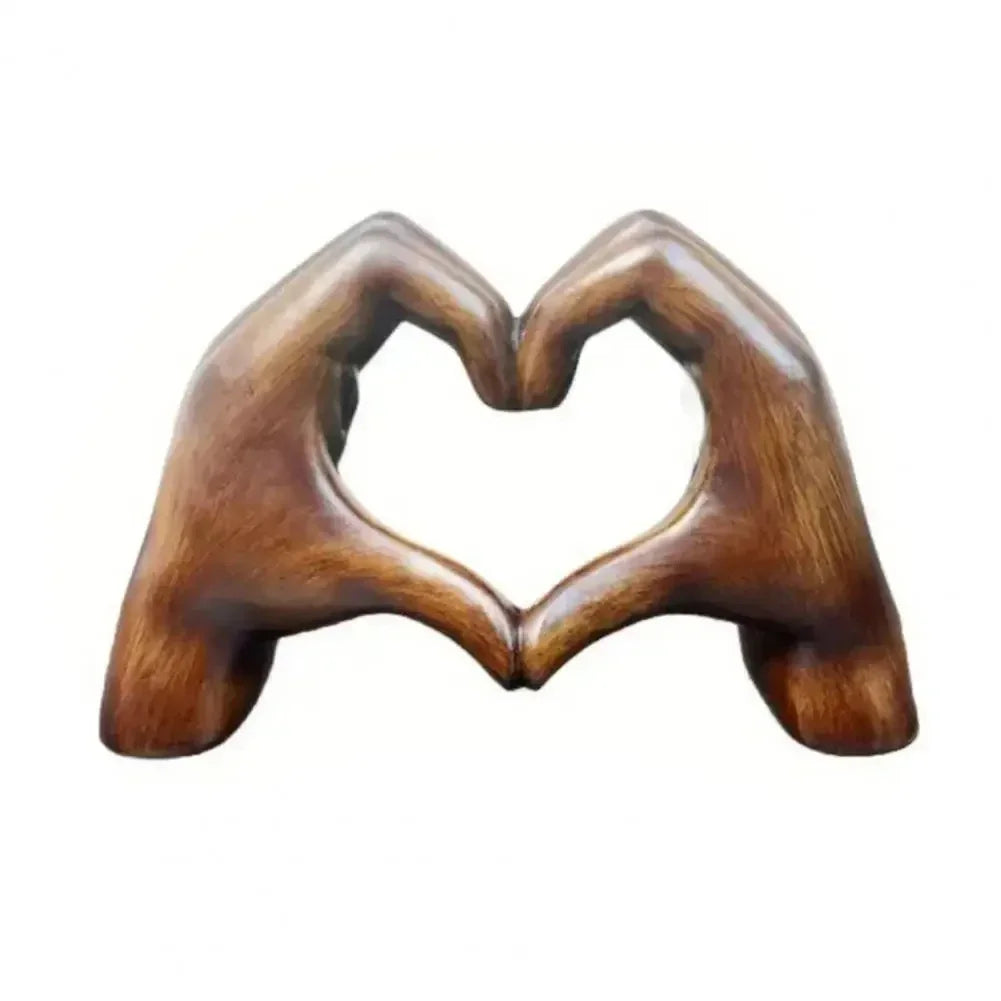 Houten Beeldje van Liefde en Verbinding
